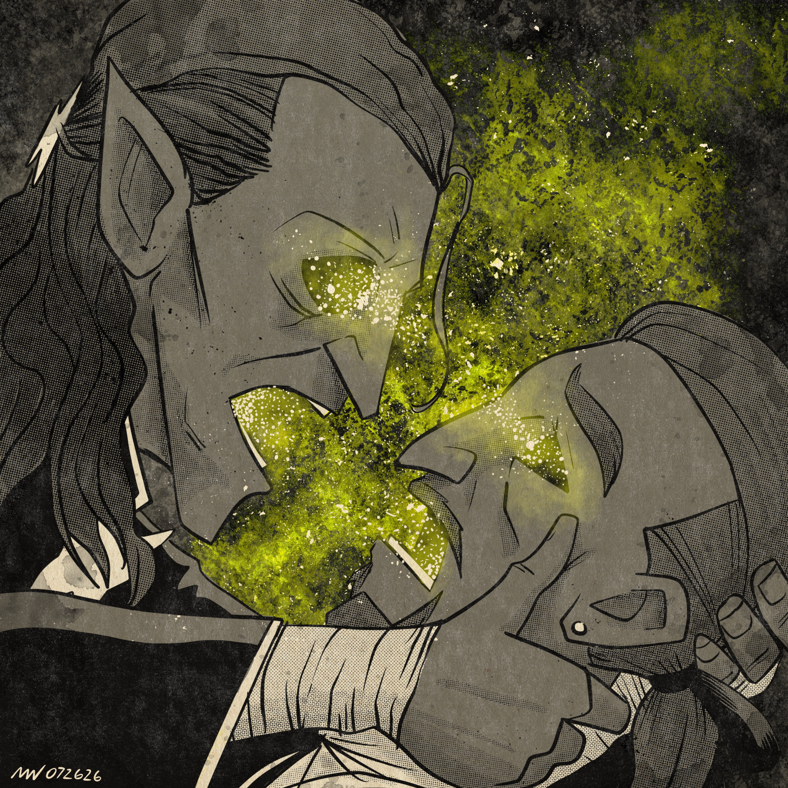 Tharivol stares into Stanhope's dead eyes and stardust passes between them.