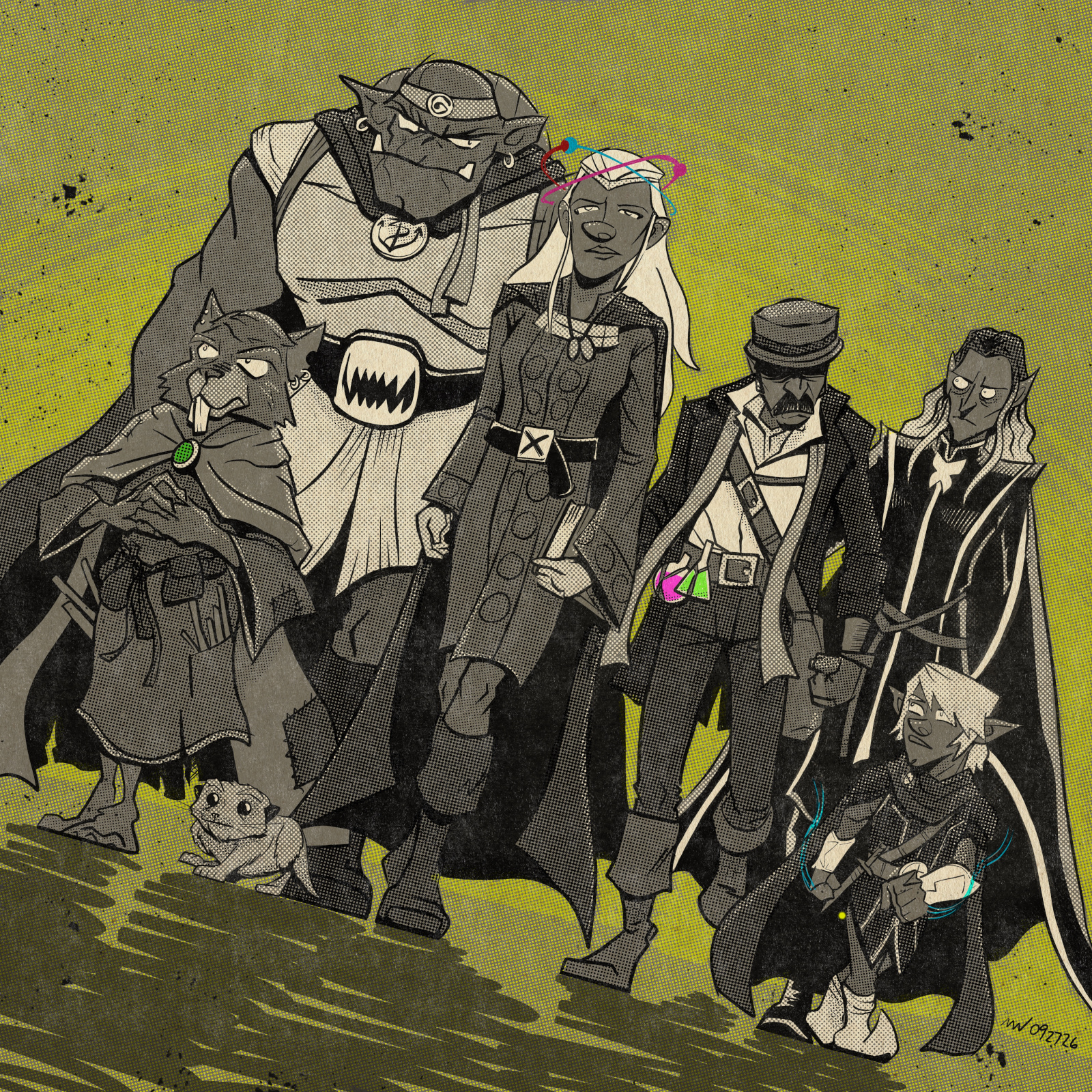 Nheb, Grip, Pandora, Bash, Tharivol, and Dabwick face an uncertain future.